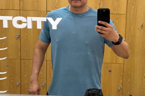 Customer photo review of Artial Performance Tee - Teal