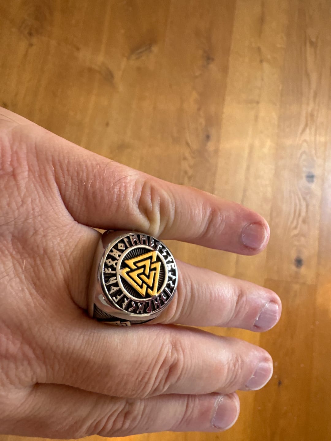 Customer photo review of Valknut Ring
