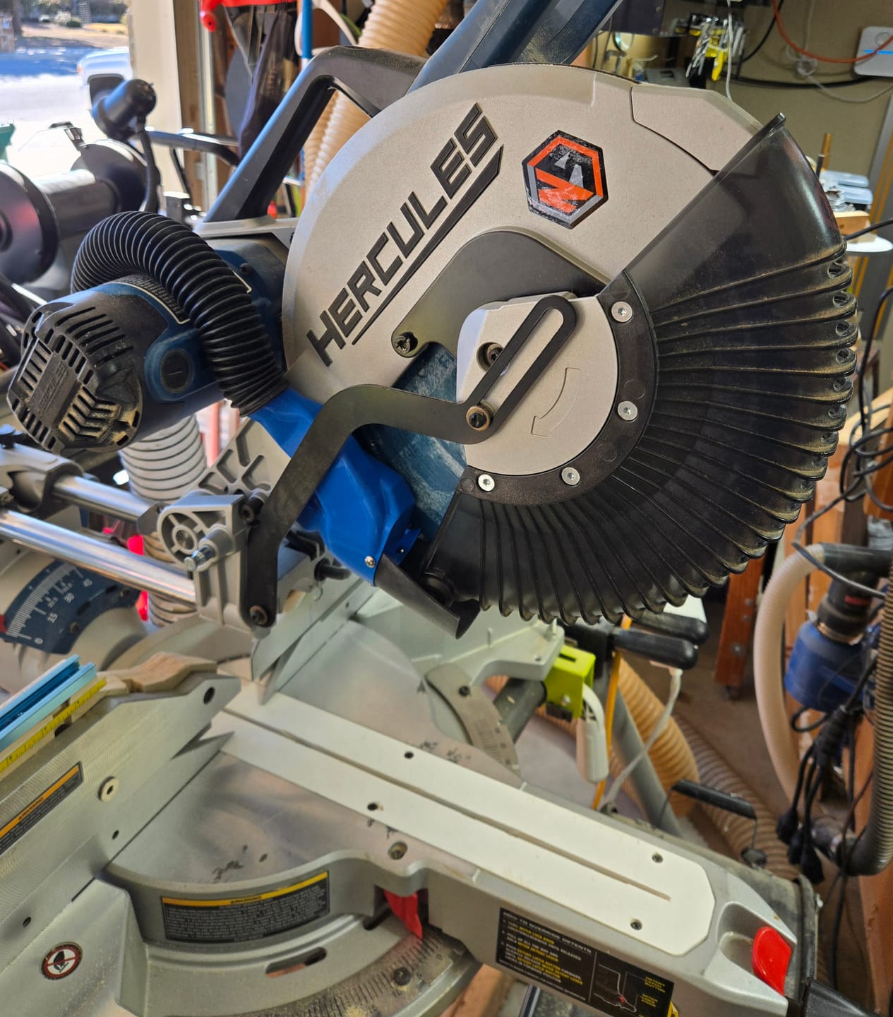 Customer photo review of Hercules 12" Sliding Compound Miter Saw Dust Collection