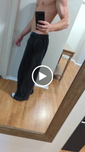 Customer video review of Black Neutral Sweats