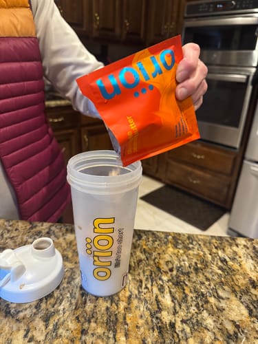 Customer photo review of 9 Loaded Protein Samples + Shaker Bottle