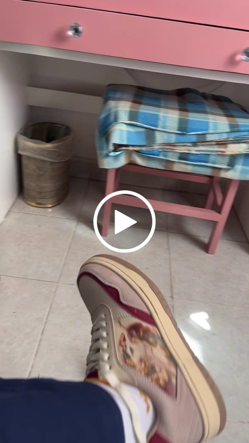 Customer video review of The Creation of Adam Sneakers