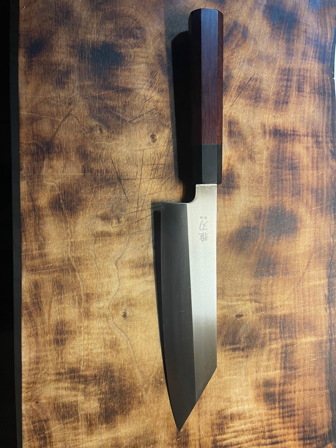 Customer photo review of Bunka Knife – Red Ebony VG-10 Series