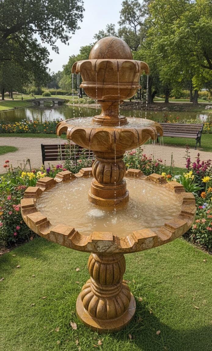Customer photo review of Marble Fountain Bidasar - Handicraft Bazaar