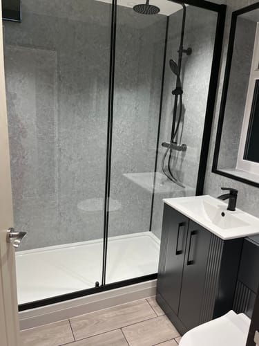 Customer photo review of Deco Square 1100mm Combination Packs - Soft Black