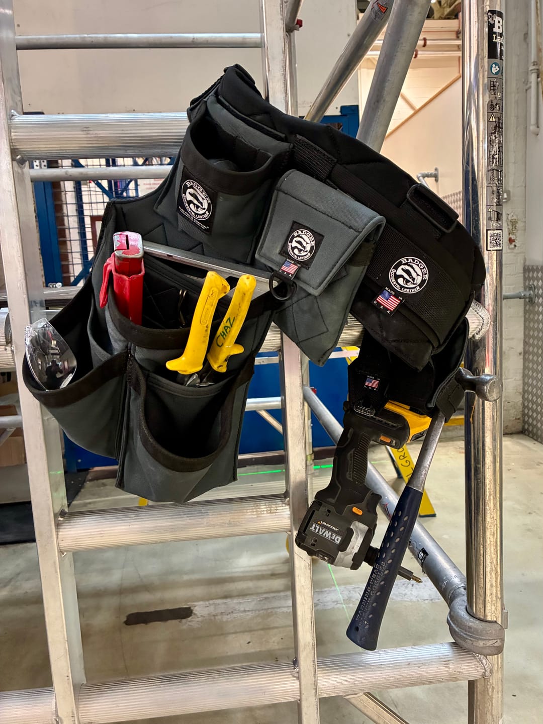 Customer photo review of Badger Toolbelts | Carpenter Fastener Bag Side x Side