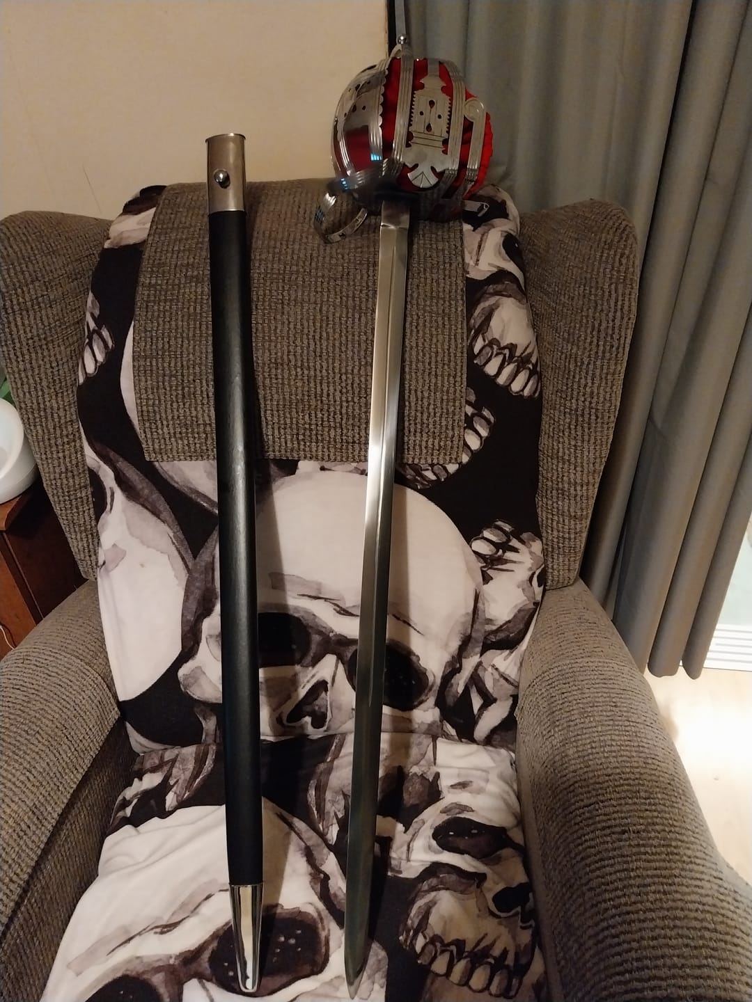 Customer photo review of Scottish Basket Hilt Broadsword