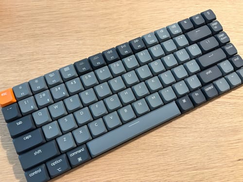 Customer photo review of Keychron K3 QMK 無線機械鍵盤 第三代(英文版本-送注音轉印貼紙)