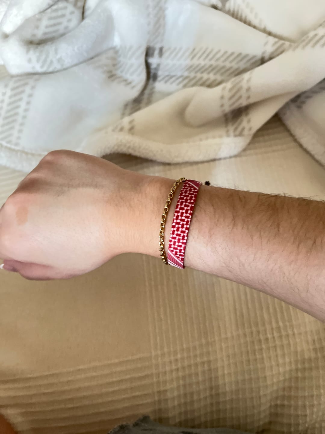 Customer photo review of Scarf Arabic Style Woven Bracelet