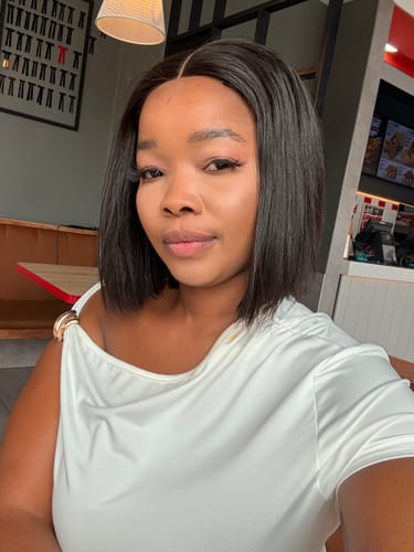 Customer photo review of BUDGET WIG :8” SDD, 10” SDD + 10” 2X6 SDD VIETNAMESE CLOSURE  Note: Closure is Vietnamese SDD  (10"WIG)