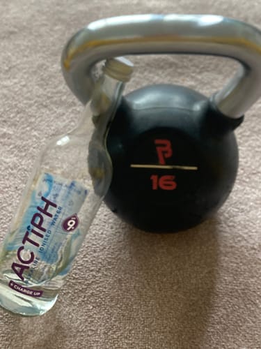 Customer photo review of Actiph Alkaline Ionised Water - 12 x 750ml