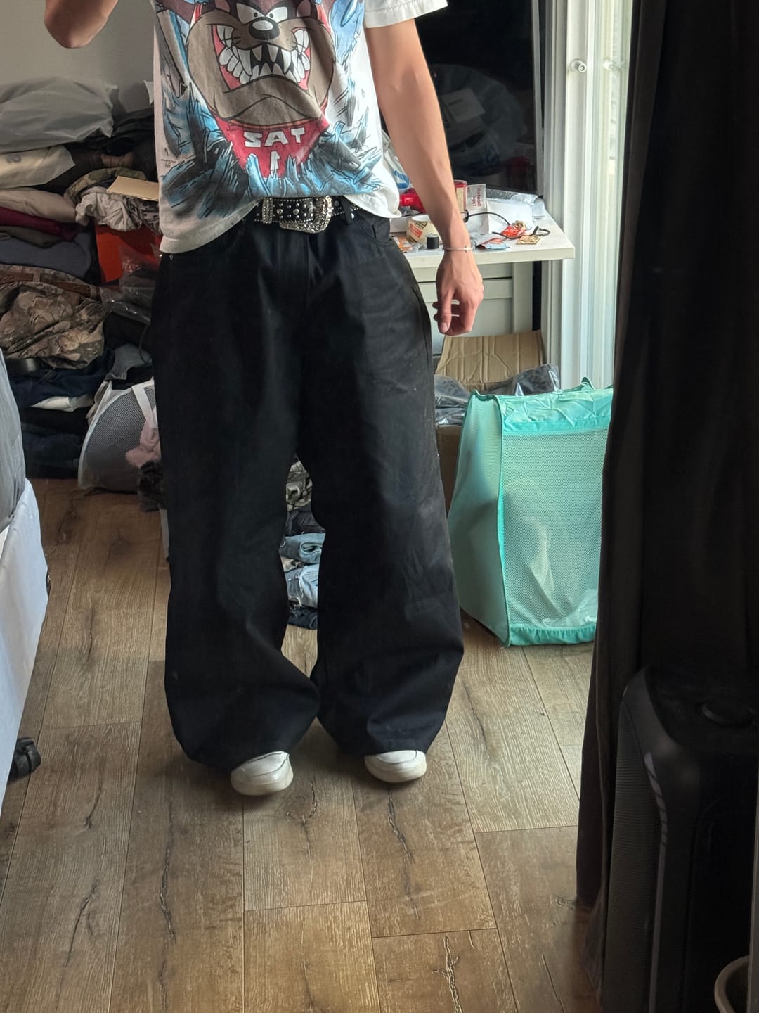 Customer photo review of Black Selvedge Denim