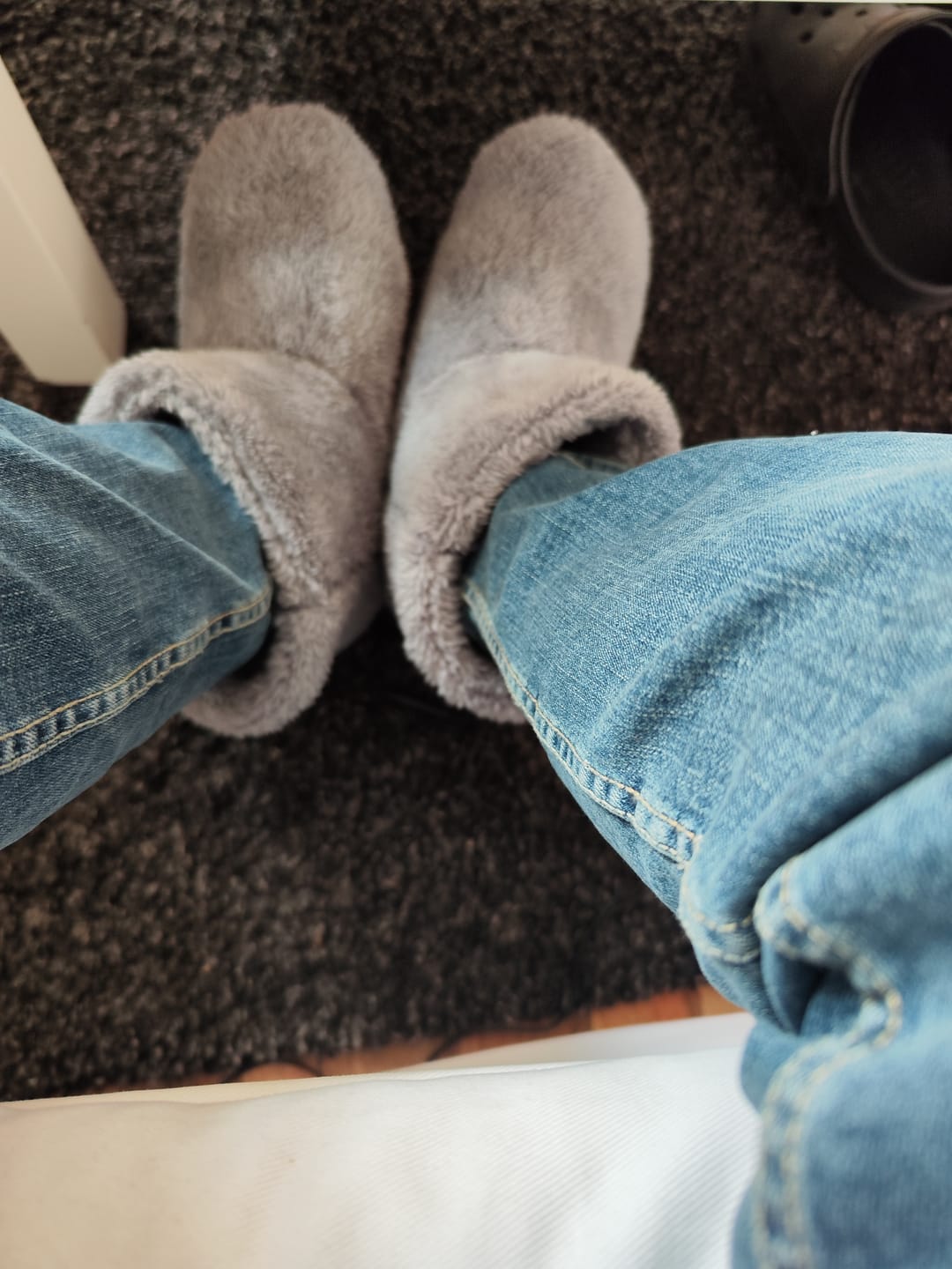 Customer photo review of Beheizte USB-Hausschuhe – Wiederaufladbare, waschbare Fußwärmer für Damen & Herren