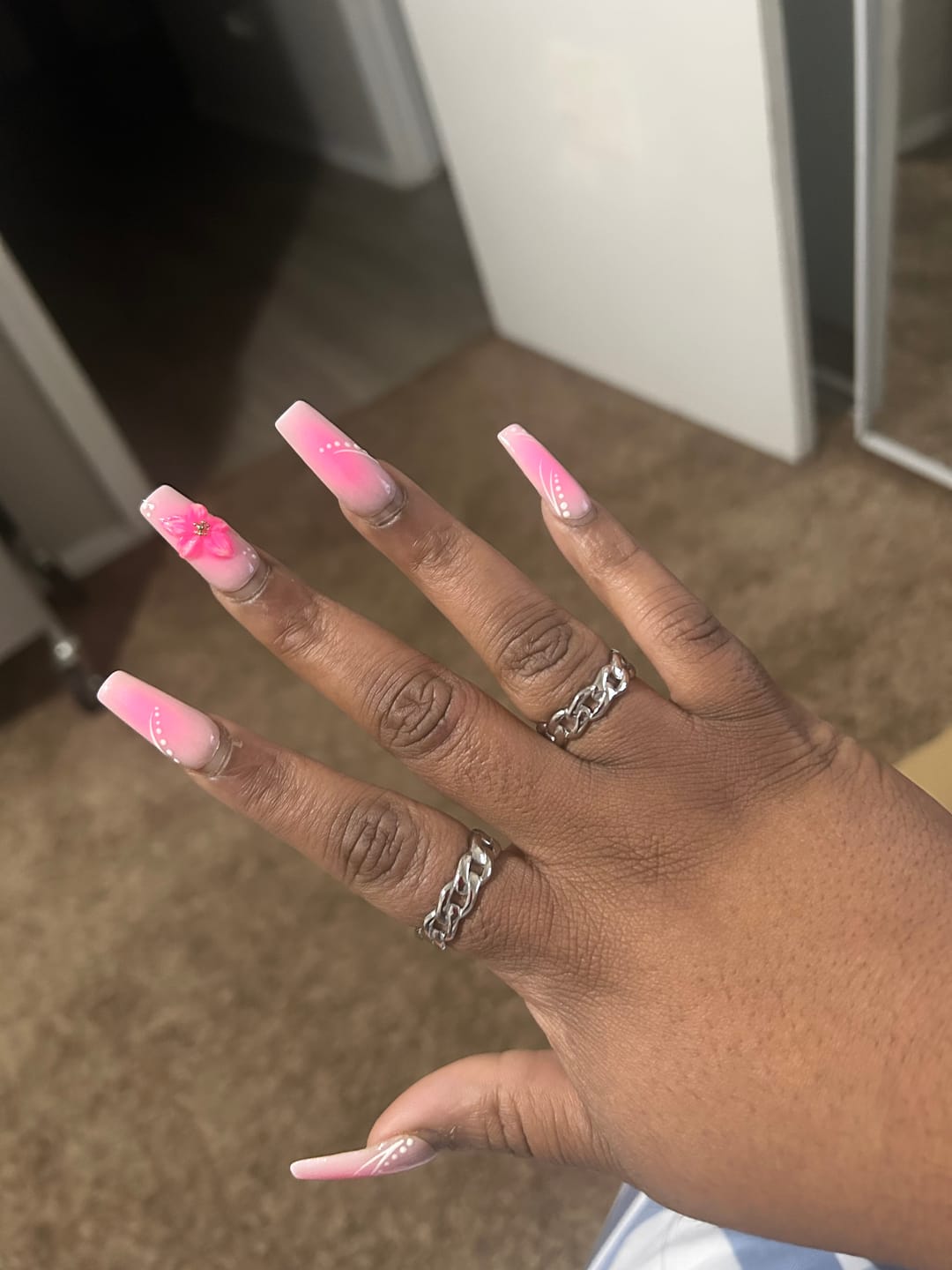 Customer photo review of Cuban Link Ring