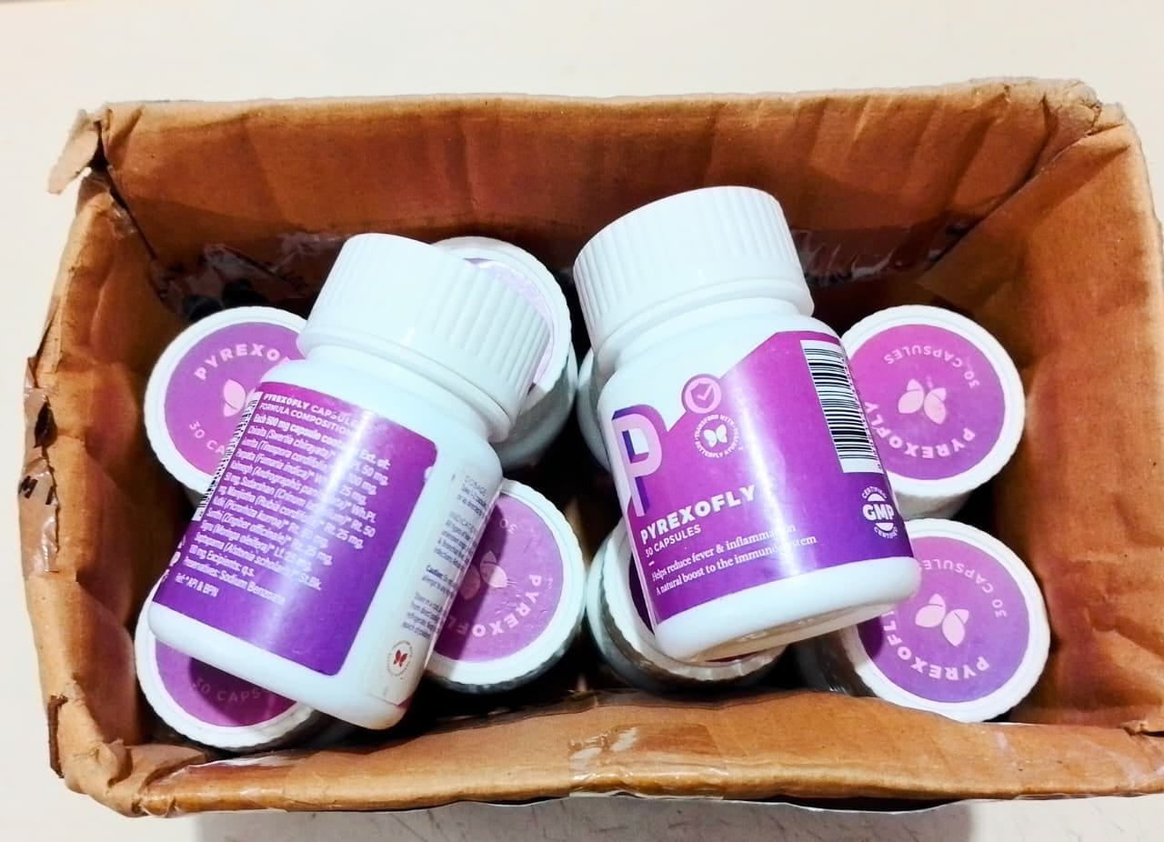 Customer photo review of Pyrexofly - Medicine for Fever and Body Pain