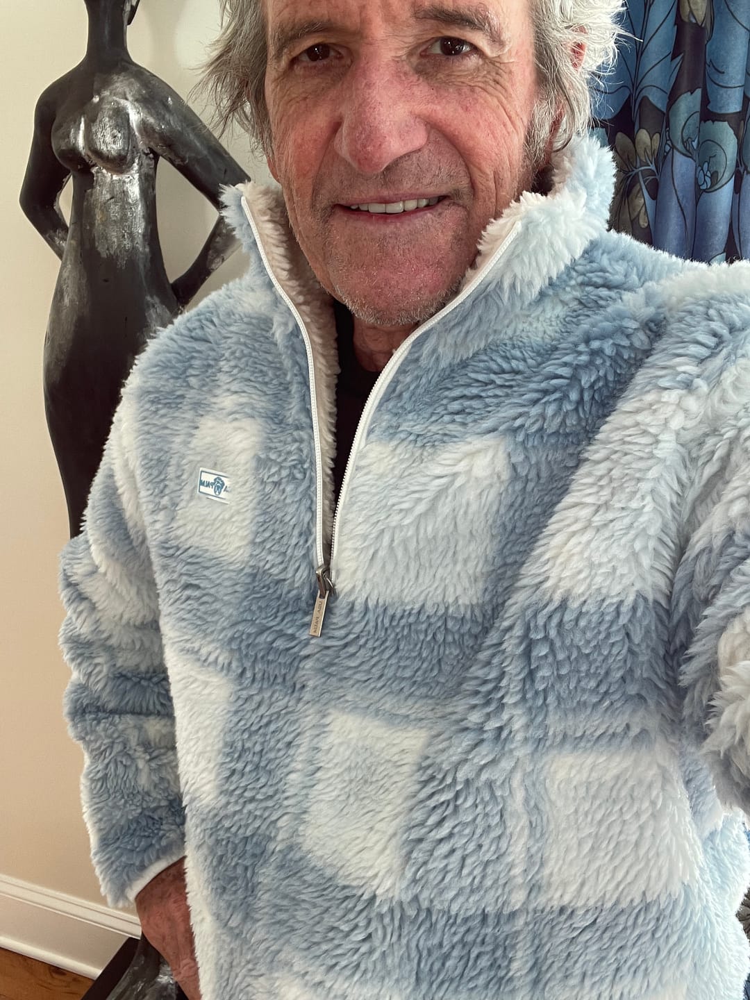 Customer photo review of Jacquard Double Sherpa 1/4 Zip