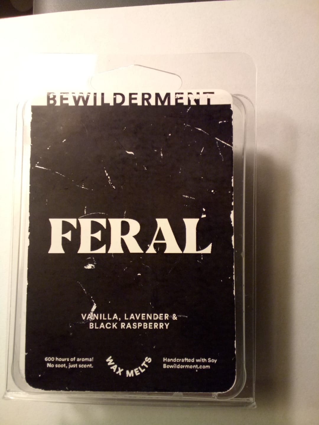Customer photo review of Feral Wax Melts