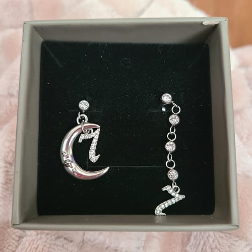 Customer photo review of Forever Seven Stud Earrings