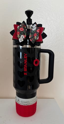 Customer photo review of RED MACRAME Tumbler Boot
