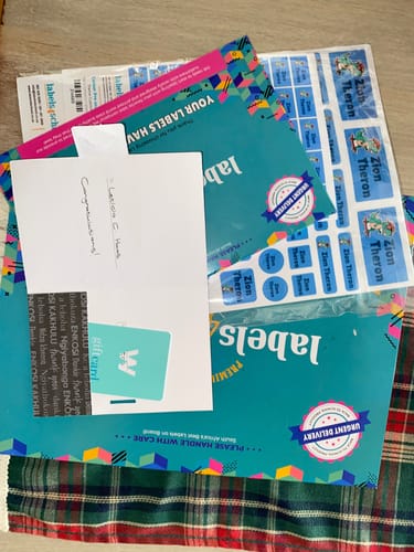 Customer photo review of Colour Pre-School Pack - Customise your own