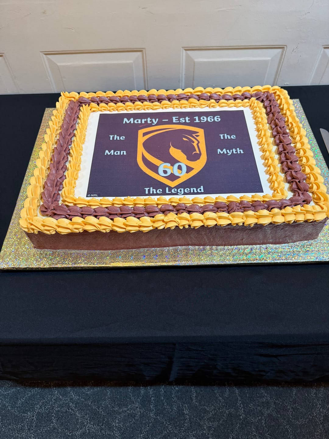 Customer photo review of A3 Rectangle Custom Edible Icing Image