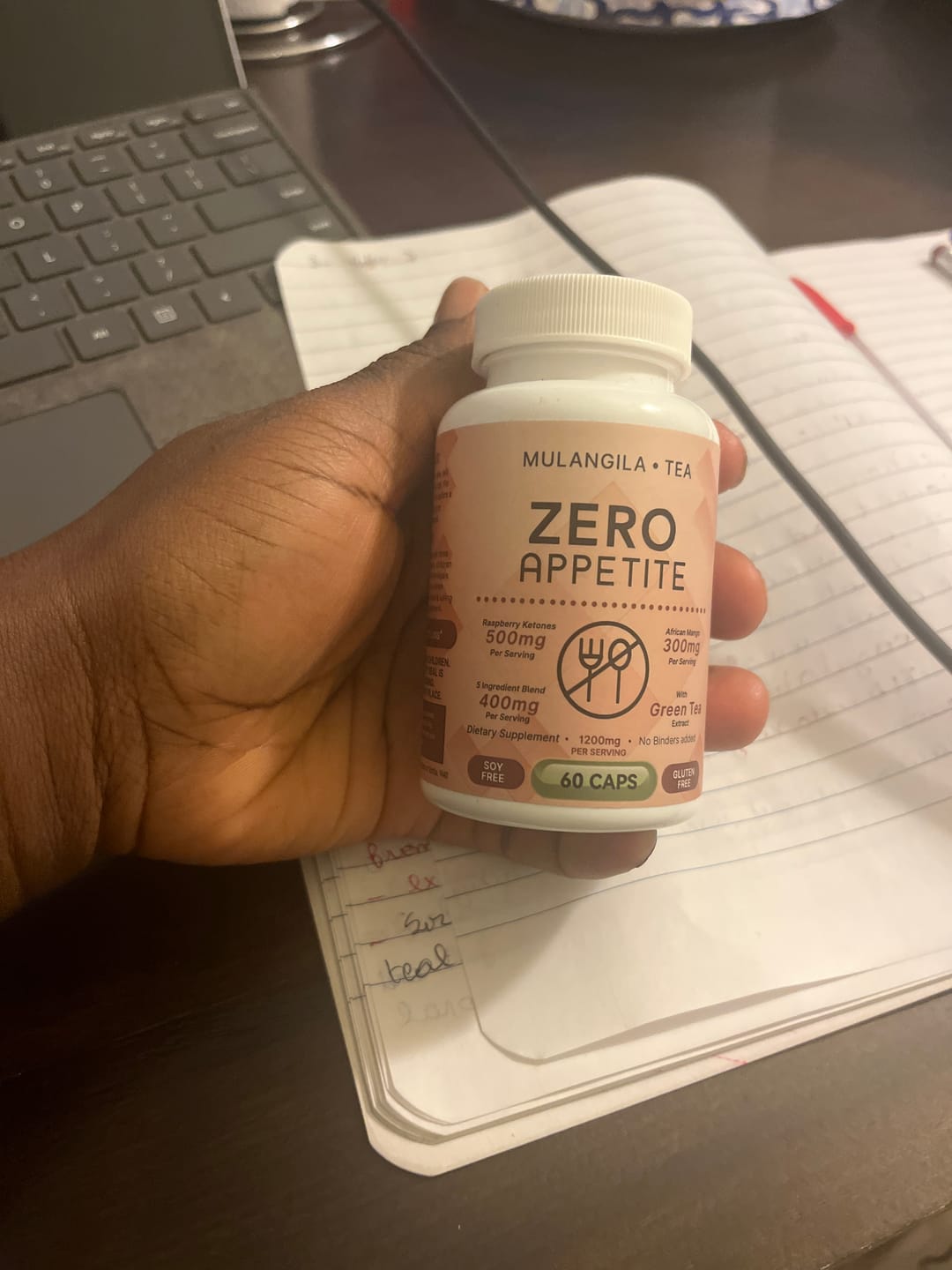 Customer photo review of Zero Appetite(eat less)