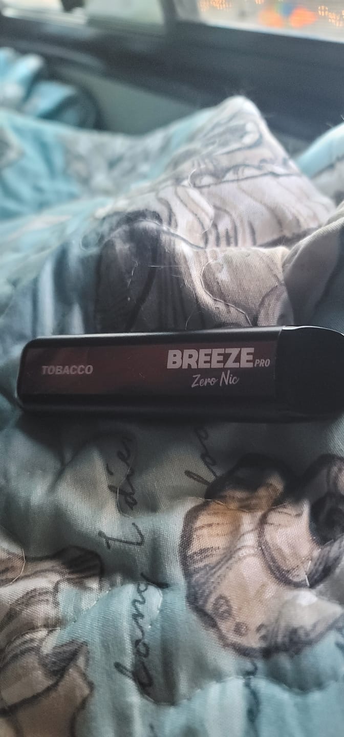 Customer photo review of Breeze Pro 0% Nicotine Disposable Vape