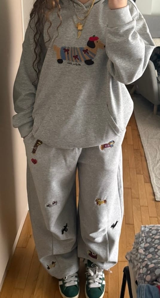 Customer photo review of Aelfric Eden Cartoon Dachshund Hoodie
