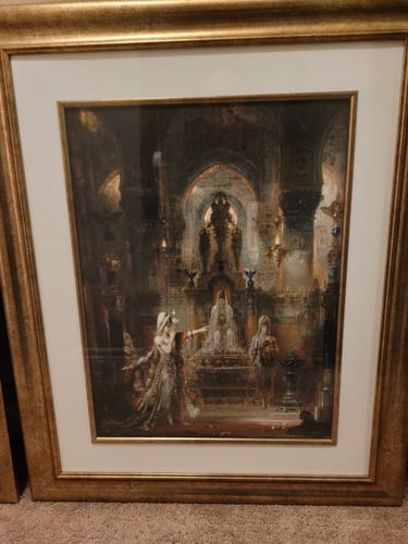 Customer photo review of Salome Dancing Before Herod | Gustave Moreau | 1876