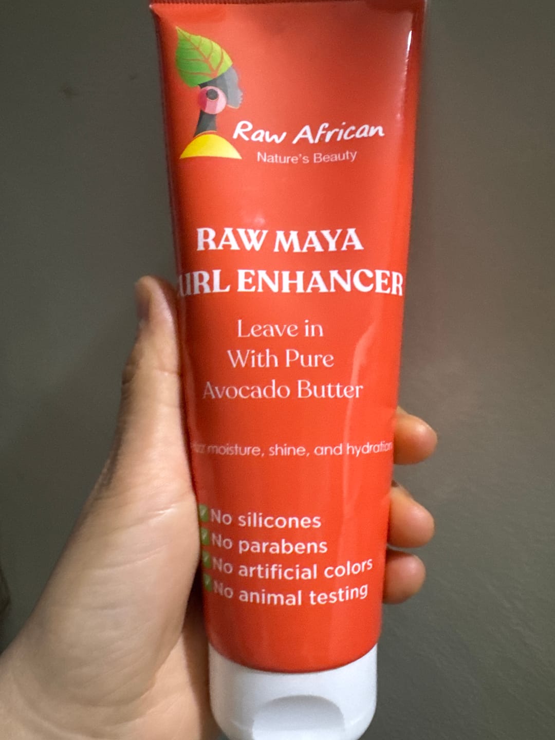 Customer photo review of Maya Leave In & Curl Enhancer