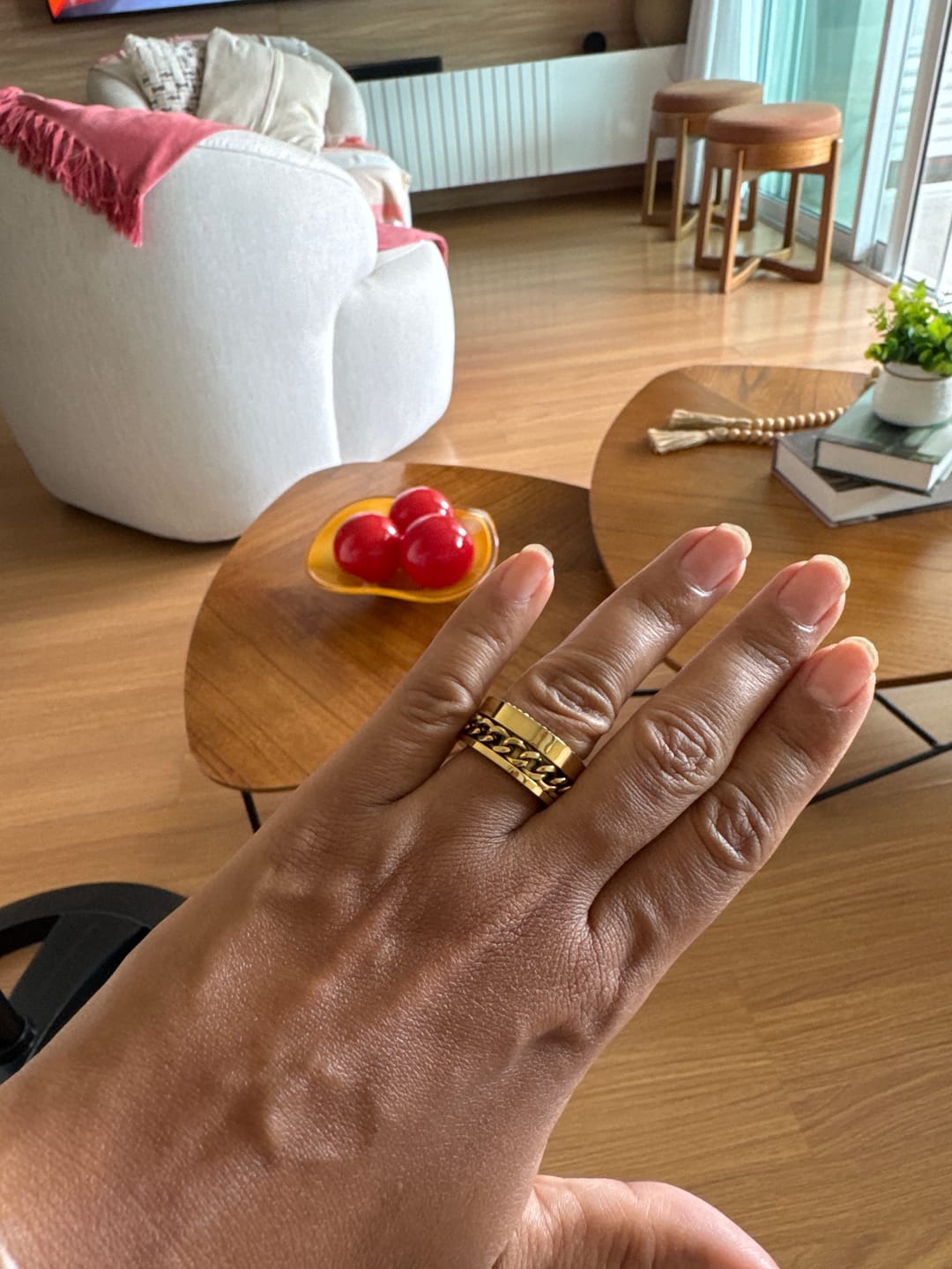 Customer photo review of Mix de Colares Cleópatra Banhado em Ouro 18K