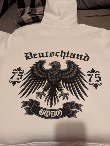 Customer photo review of Deutscher Adler Personalisiert