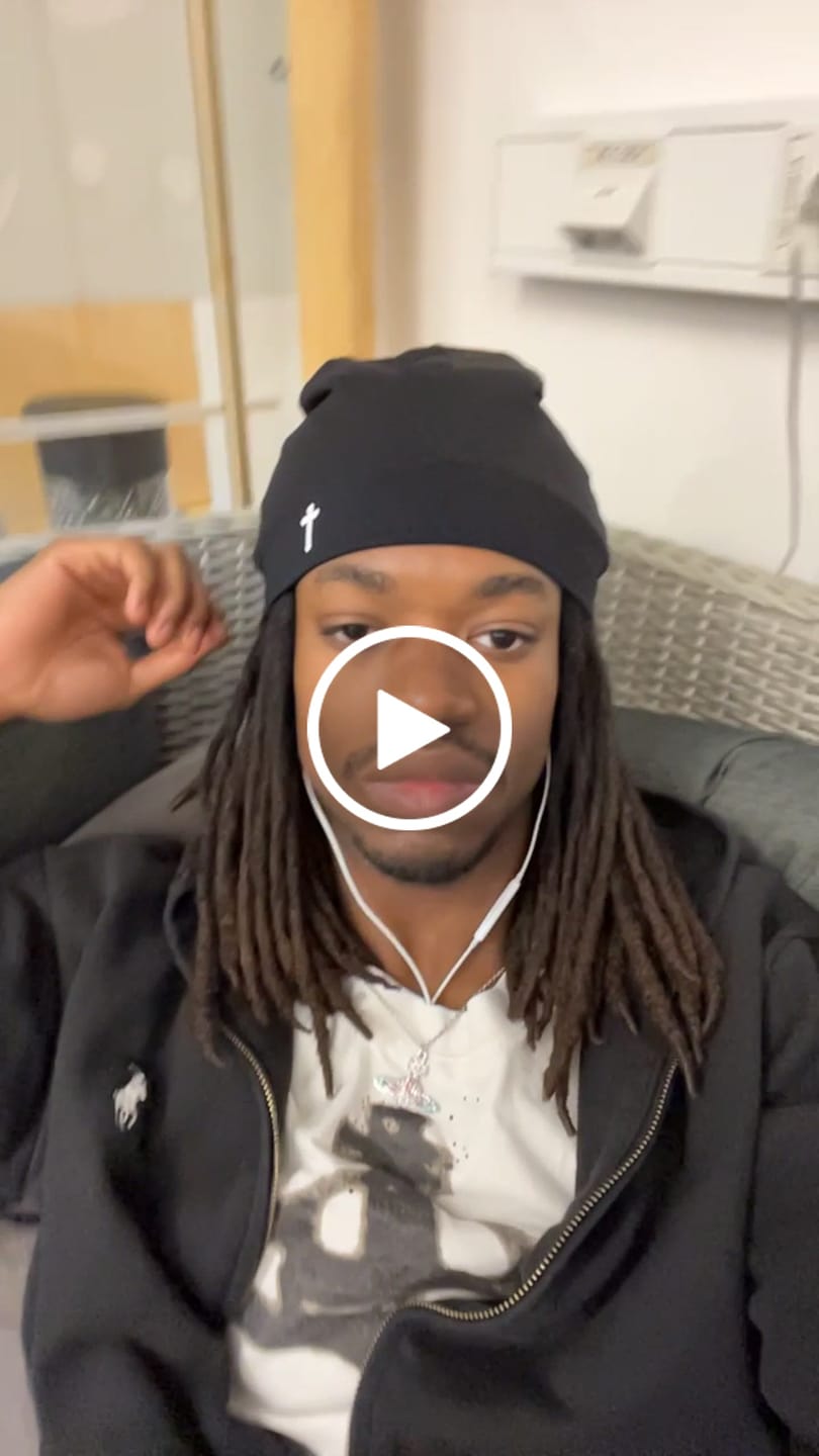 Customer video review of Black Skull Cap