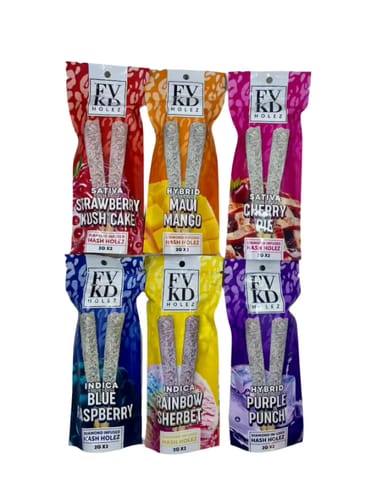 Customer photo review of FVKD DIAMOND INFUSED HASH HOLE PREROLLS 2G