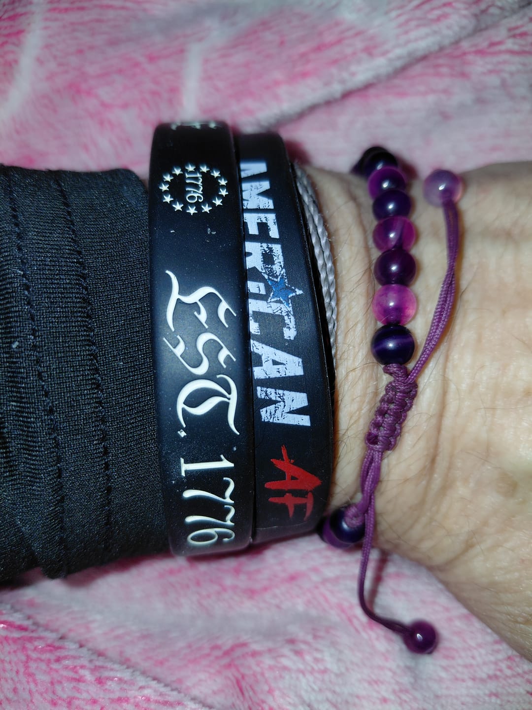 Customer photo review of American AF Wristband