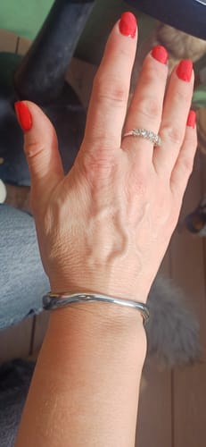 Customer photo review of Βραχιόλι χειροπέδα από Ανοξείδωτο Ατσάλι