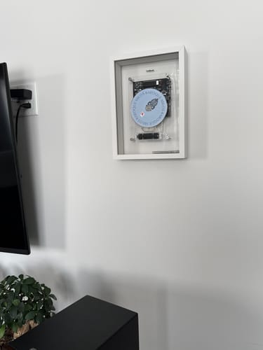 Customer photo review of M1 Music Frame CD Player