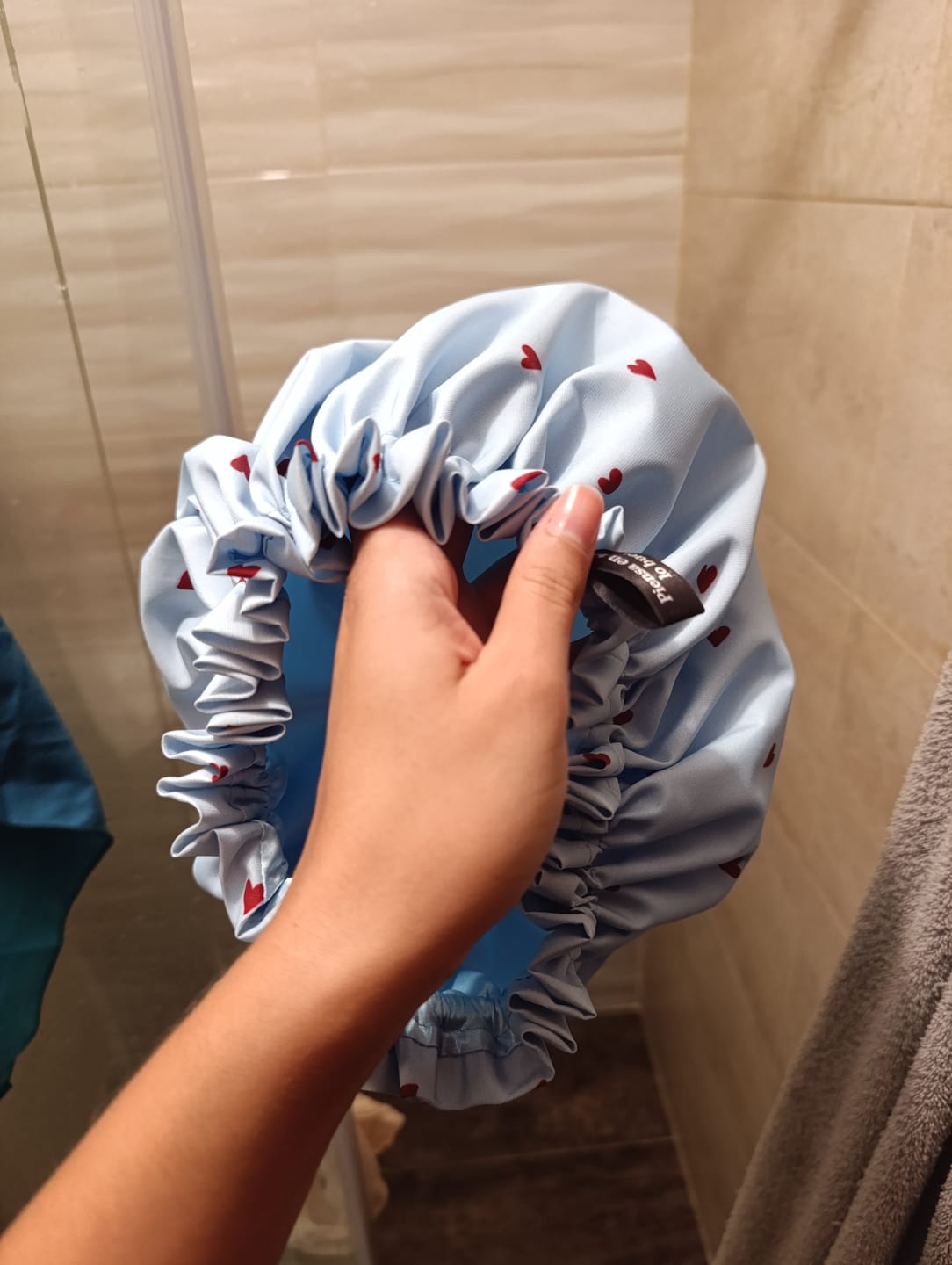 Customer photo review of Gorro para ducha