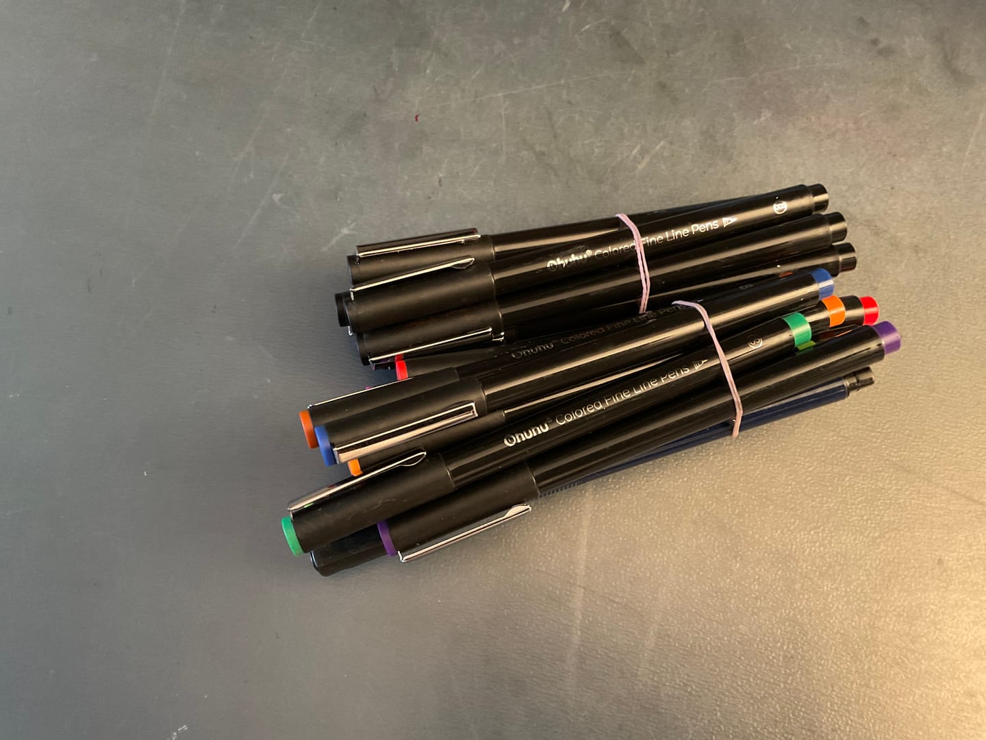 Customer photo review of Ohuhu Hana Highway Fineliner Drawing Pens,18 Pack