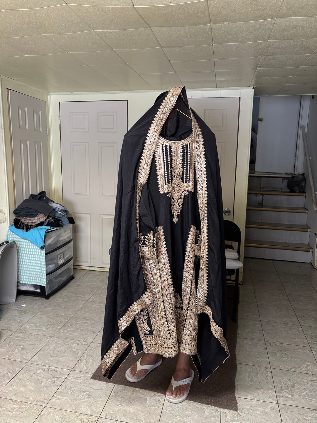 Customer photo review of Plus Size Salwar Kameez Stitching