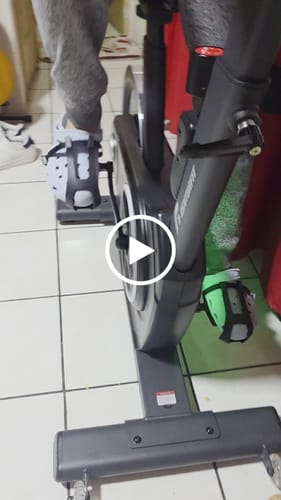 Customer video review of Bicleta Spinning Estatica Fija Magnetica Profesional Premium Color Negro