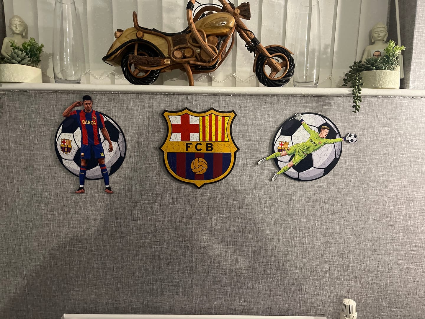 Customer photo review of Marc-André Ter Stegen - Wooden Puzzle