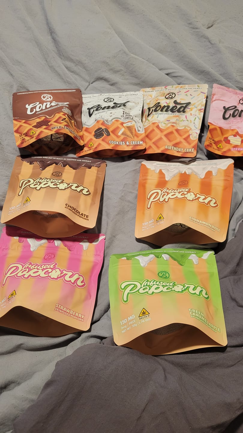 Customer photo review of INFUSED POPCORN - VARIETY PACK
