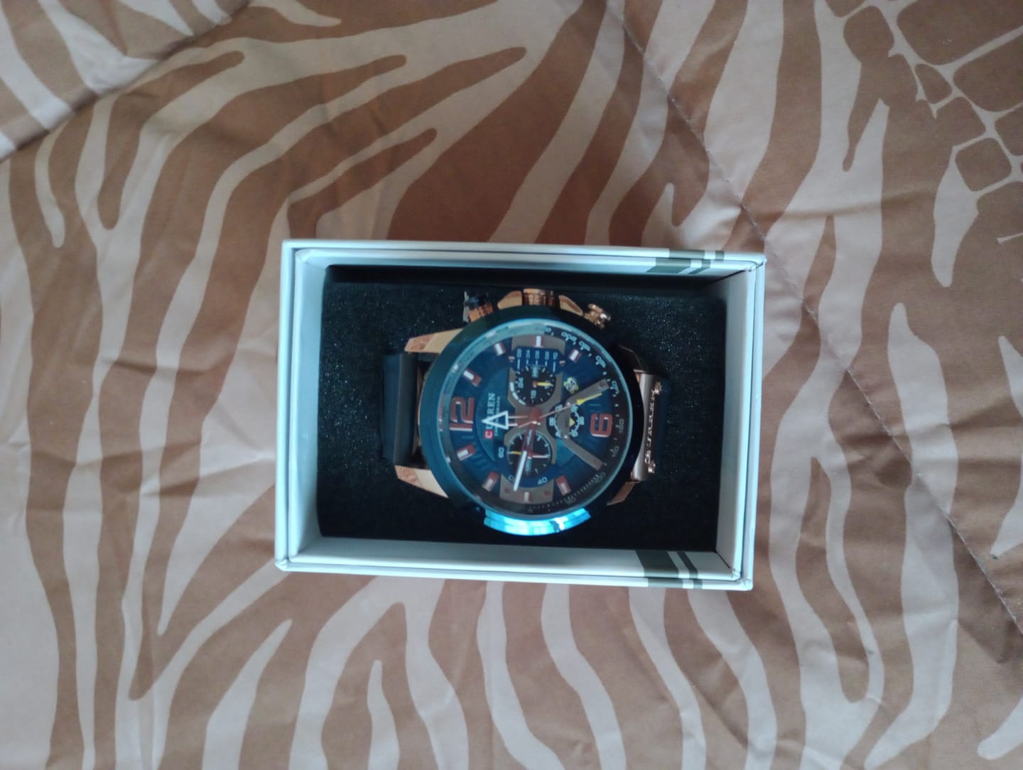 Customer photo review of Curren Galacticos® orologio uomo pelle