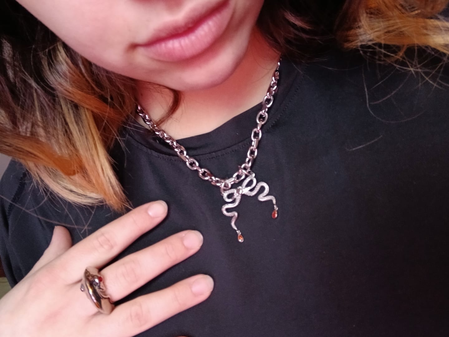 Customer photo review of EVE'S PENDANT