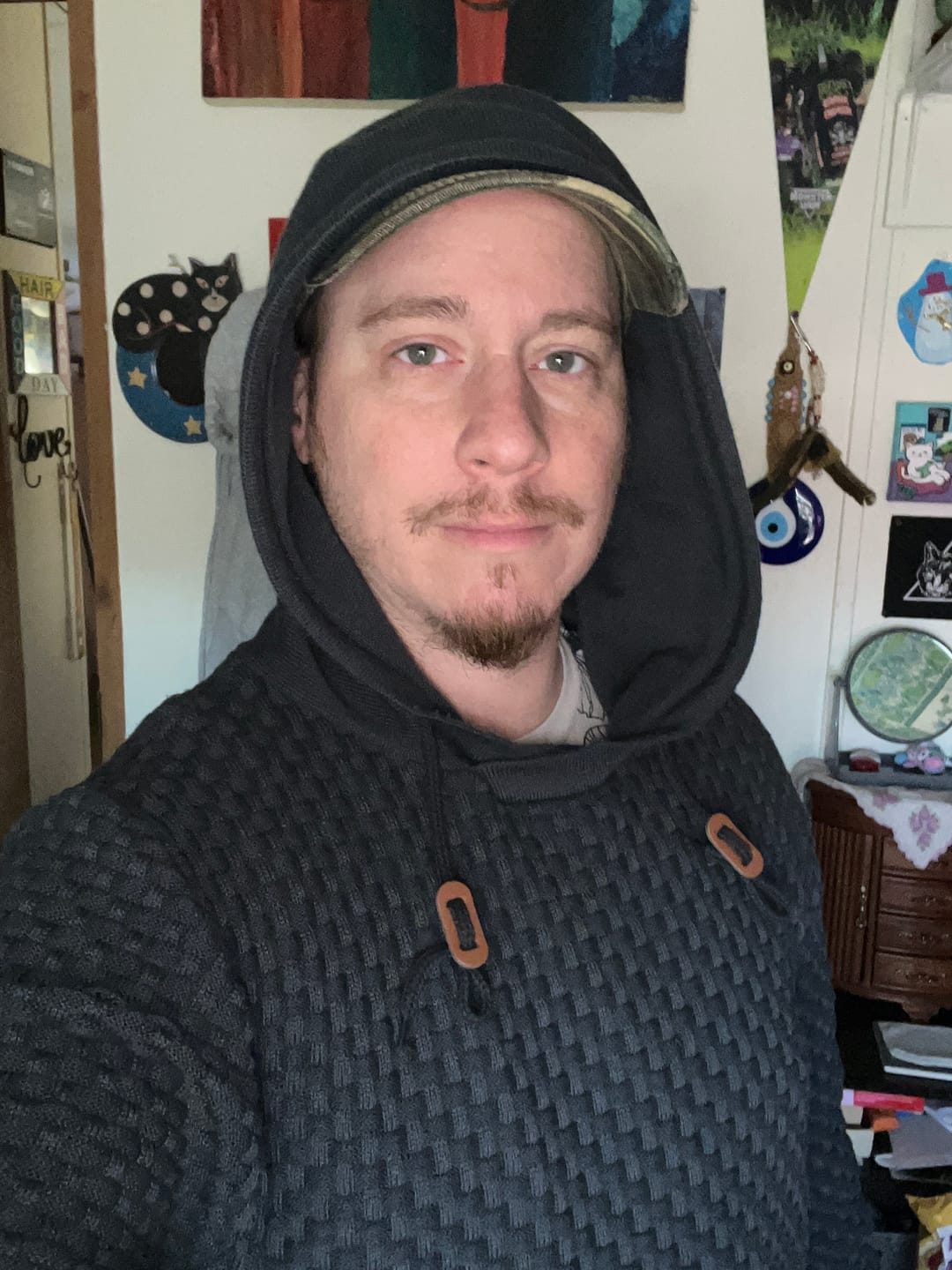 Customer photo review of Phantom Hoodie (9 Designs)