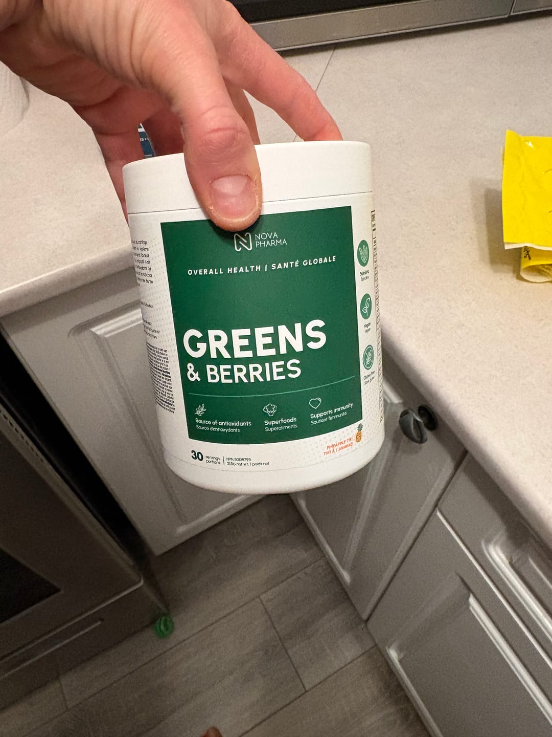 Customer photo review of Nova Pharma - Greens & Berries - 315g