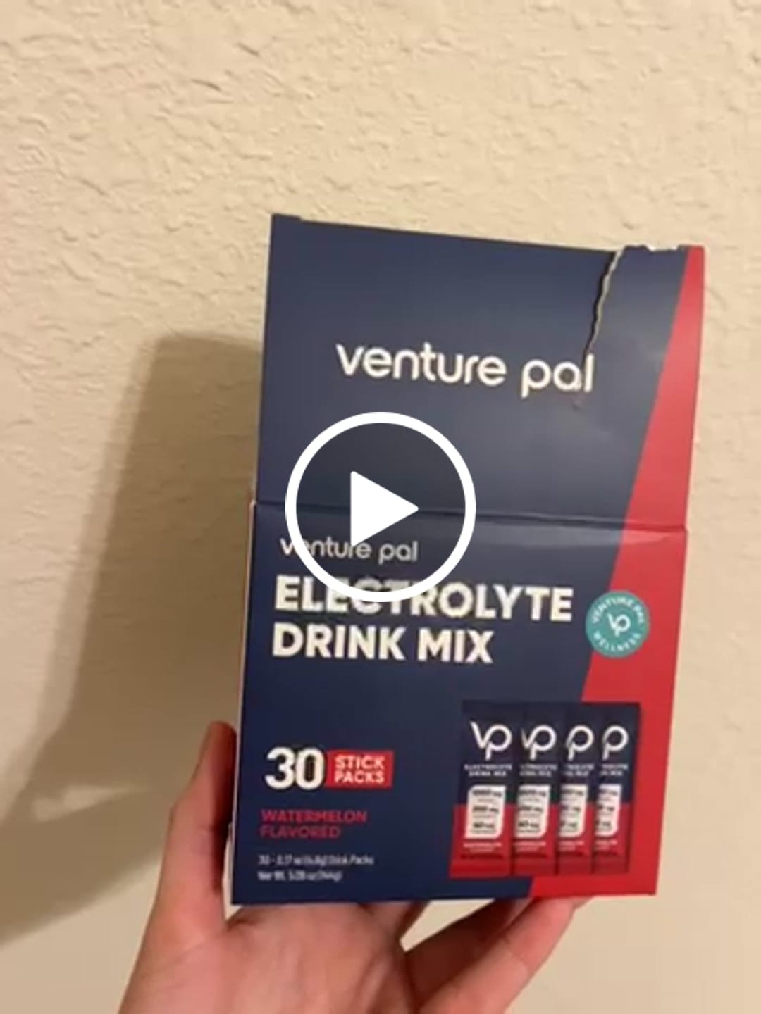 Customer video review of High Sodium Sugar-Free Electrolyte Powder Packets