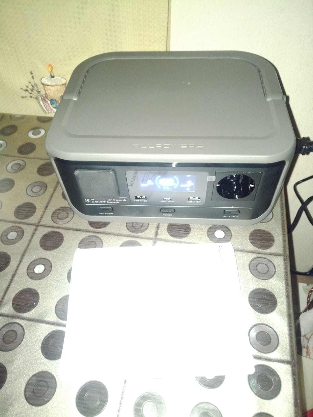 Customer photo review of ALLPOWERS VOLIX P300 Portable Power Station 300W 256Wh