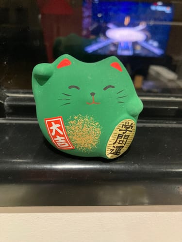 Customer photo review of Maneki Neko Rond Vert